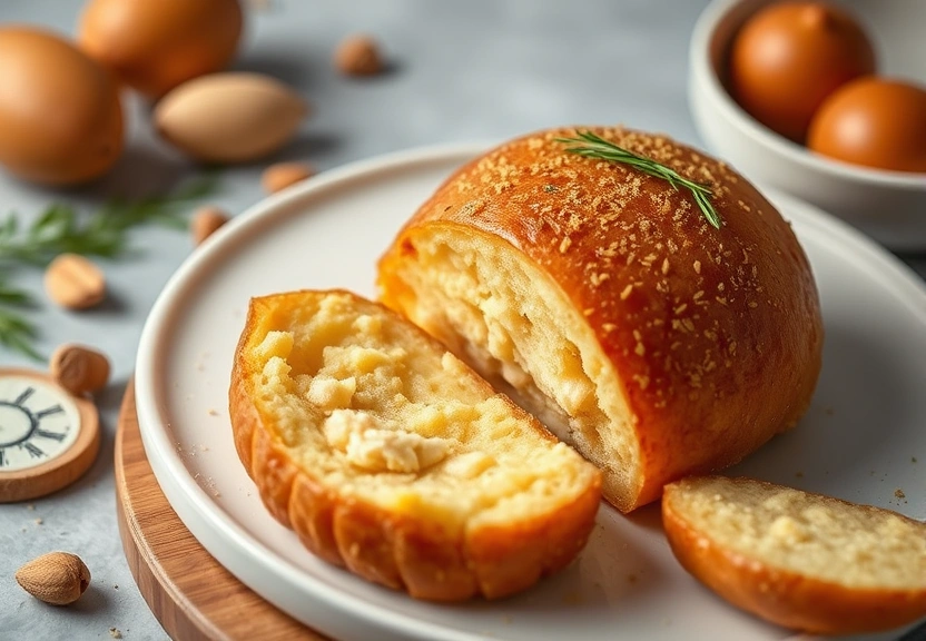 Representação visual de Bolinho de Batata-Doce com Frango: Macio por Dentro e Dourado por Fora