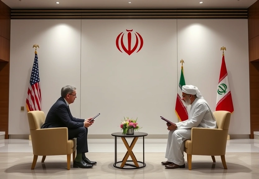 Representação visual de U.S. and Iran Set for Talks in Oman