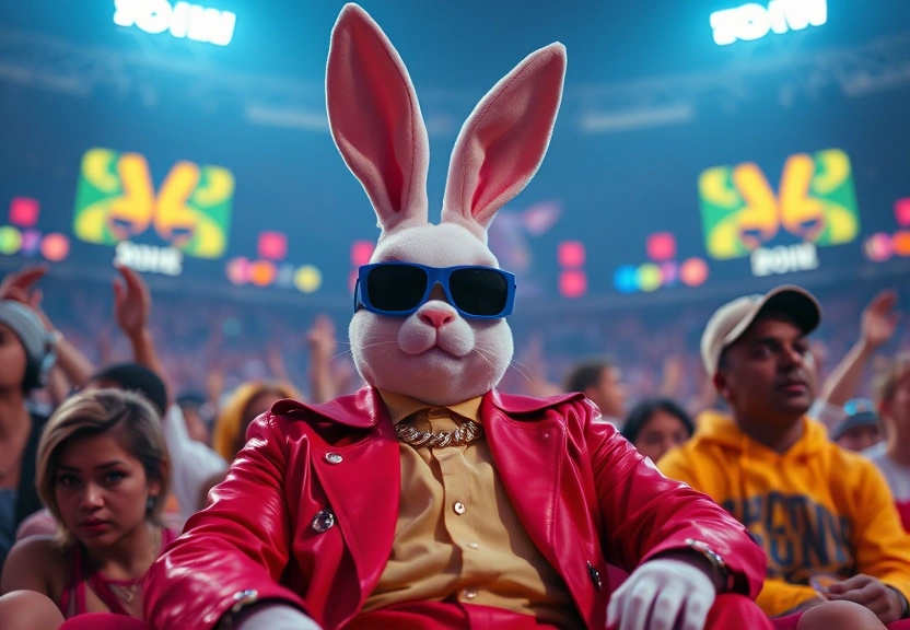 Representação visual de Show de Bad Bunny é o mais assistido da história do Super Bowl