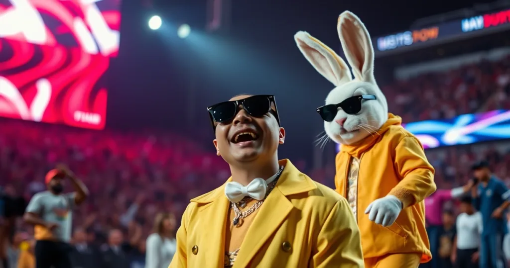 Show de Bad Bunny é o mais assistido da história do Super Bowl