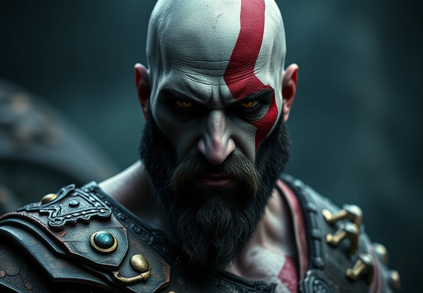 Representação visual de God of War: Ator de Kratos rebate críticas negativas à imagem da série